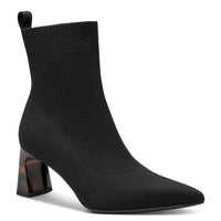 Tamaris Womens BLACK / 4UK Tamaris Womens Black Slip On Block Heel Ankle Boot 1-25328-47