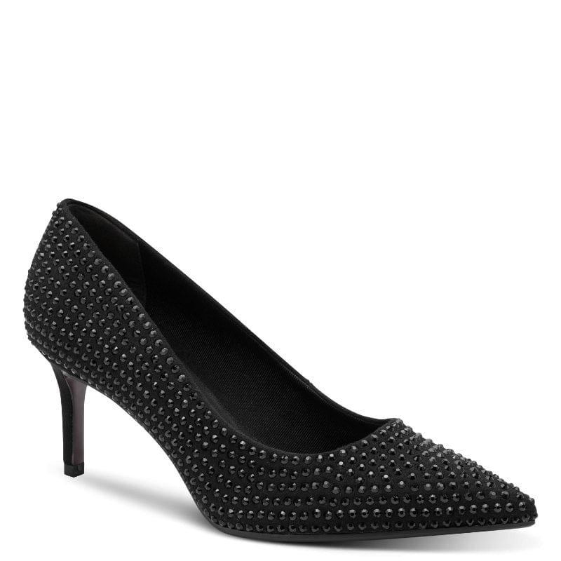 Tamaris Womens BLACK / 4UK Tamaris Womens Black Slip On High Heel Sandal 1-22468-47