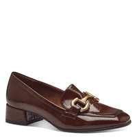 Tamaris Womens BROWN / 4UK Tamaris Womens Chocolate Brown Slip-On Shoes 1-24316-43