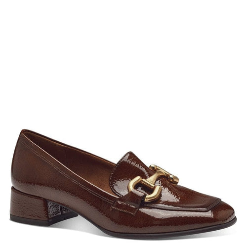 Tamaris Womens BROWN / 4UK Tamaris Womens Chocolate Brown Slip-On Shoes 1-24316-43