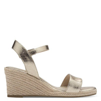Tamaris Womens GOLD / 4UK Tamaris Womens Gold High-Heel Sandal 1-28300-42
