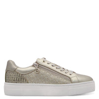Tamaris Womens GOLD / 4UK Tamaris Womens Gold Lace-up Shoe 1-23313-41