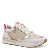 Tamaris Womens GOLD / 4UK Tamaris Womens Gold Lace-Up Shoe 1-23732-41