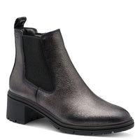 Tamaris Womens GREY / 4UK Tamaris Womens Grey Side Zip High Ankle Boots 1-25456-43