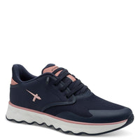 Tamaris Womens NAVY / 4UK Tamaris Womens Navy Lace Up Fashion Trainer 1-23700-44