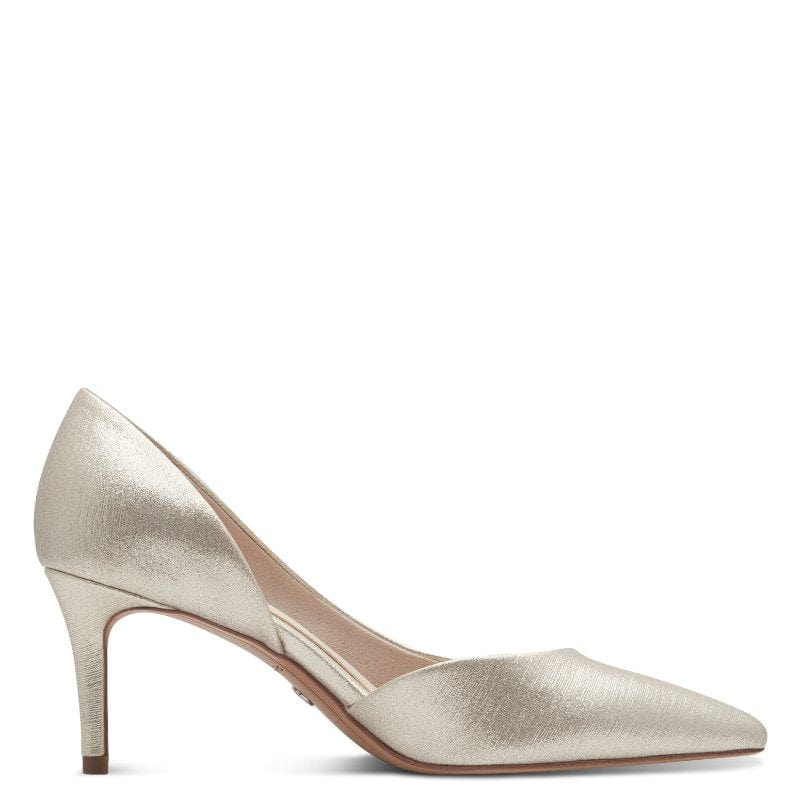 Tamaris Womens Tamaris Womens Beige Court Shoe 1-22456-44