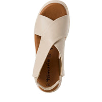 Tamaris Womens Tamaris Womens Beige Sandal 1-28303-44