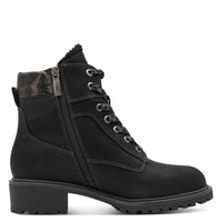 Tamaris Womens Tamaris Womens Black Lace Up Ankle Boot 1-26266-43
