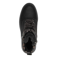 Tamaris Womens Tamaris Womens Black Lace Up Ankle Boot 1-26266-43