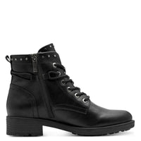Tamaris Womens Tamaris Womens Black Lace Up Ankle Boots 1-25133-45