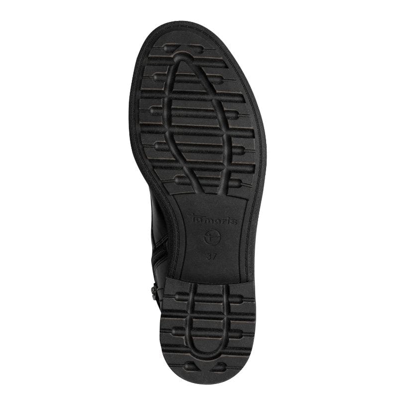 Tamaris Womens Tamaris Womens Black Lace Up Ankle Boots 1-25133-45