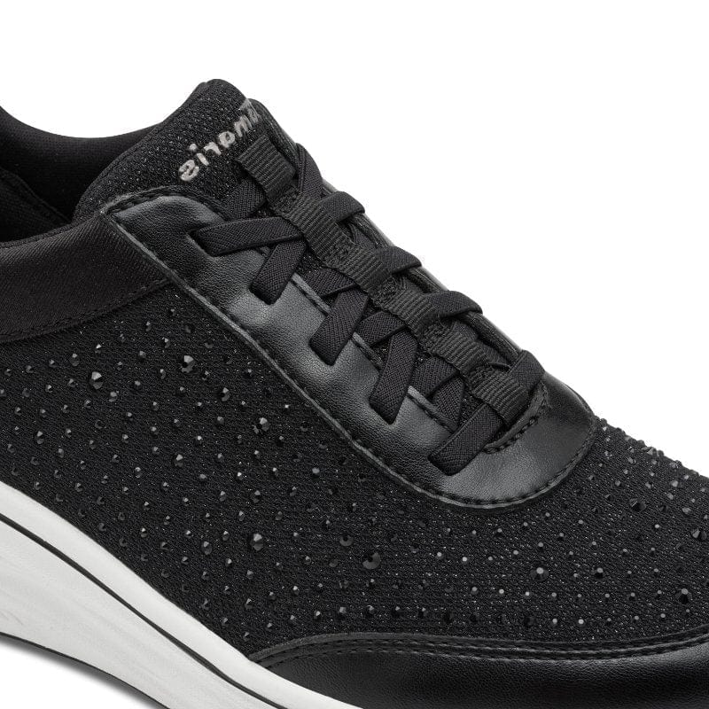 Tamaris Womens Tamaris Womens Black Lace Up Fashion Trainer 1-23779-45