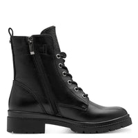 Tamaris Womens Tamaris Womens Black Lace Up High Ankle Boots 1-25236-43