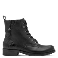 Tamaris Womens Tamaris Womens Black Lace Up High Ankle Boots 1-25273-45