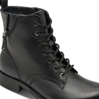 Tamaris Womens Tamaris Womens Black Lace Up High Ankle Boots 1-25273-45