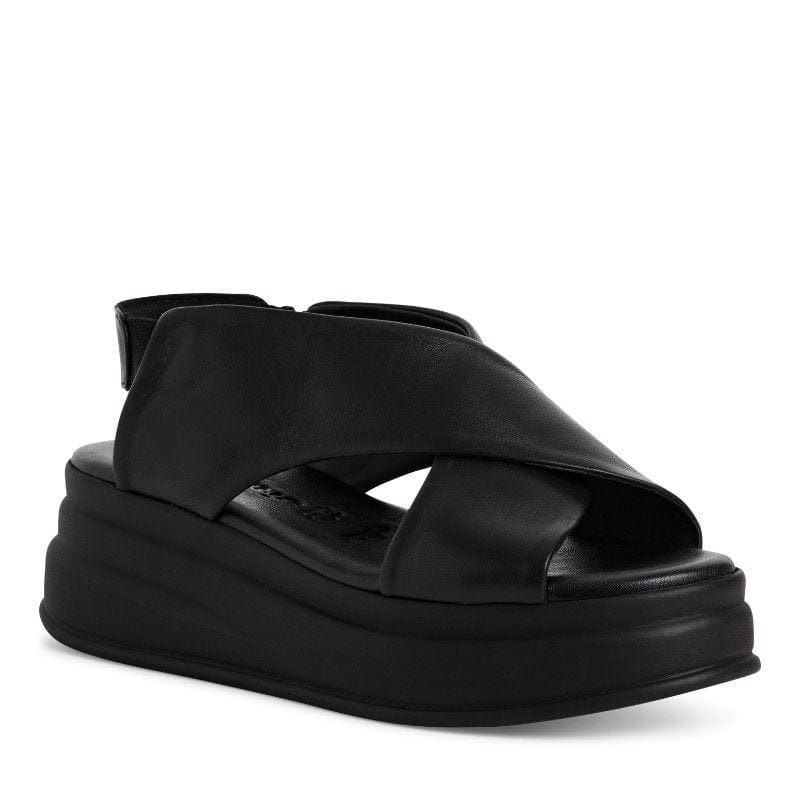 Tamaris Womens Tamaris Womens Black Sandal 1-28303-44