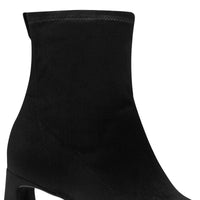 Tamaris Womens Tamaris Womens Black Side Zip High Ankle Boots 1-25315-45