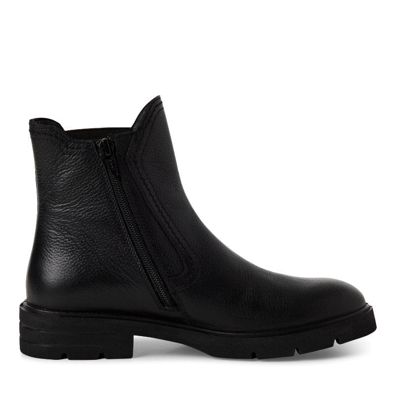 Tamaris Womens Tamaris Womens Black Side Zip High Ankle Boots 1-25422-45