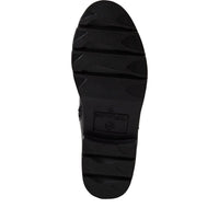 Tamaris Womens Tamaris Womens Black Side Zip High Ankle Boots 1-25422-45
