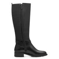 Tamaris Womens Tamaris Womens Black Side Zip Knee Boots 1-25618-43