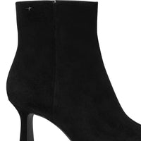 Tamaris Womens Tamaris Womens Black Side Zip Leather Ankle Boot 1-25358-45