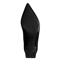 Tamaris Womens Tamaris Womens Black Slip On Block Heel Ankle Boot 1-25328-47