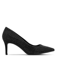 Tamaris Womens Tamaris Womens Black Slip On High Heel Sandal 1-22468-47
