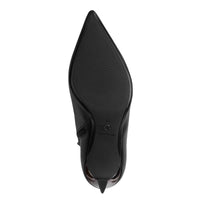 Tamaris Womens Tamaris Womens Black Slip On Leather Ankle Boot 1-25320-47