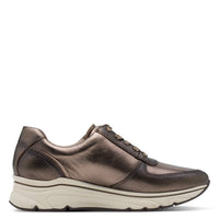Tamaris Womens Tamaris Womens Bronze Lace Up Fashion Trainer 1-23711-42