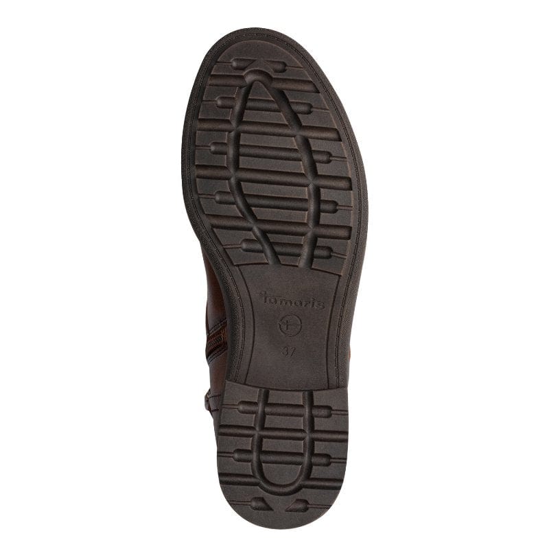Tamaris Womens Tamaris Womens Brown Lace Up Ankle Boots 1-25133-45