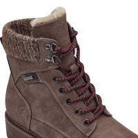 Tamaris Womens Tamaris Womens Brown Lace Up High Ankle Boots 1-26266-43