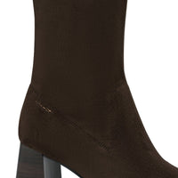 Tamaris Womens Tamaris Womens Brown Side Zip Block Heel High Knee Boot 1-25528-47