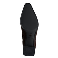 Tamaris Womens Tamaris Womens Brown Side Zip Block Heel High Knee Boot 1-25528-47