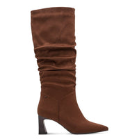 Tamaris Womens Tamaris Womens Brown Side Zip Knee Boots 1-25507-45