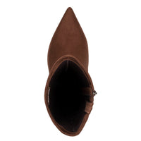 Tamaris Womens Tamaris Womens Brown Side Zip Knee Boots 1-25507-45