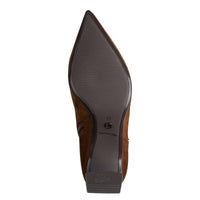 Tamaris Womens Tamaris Womens Brown Side Zip Knee Boots 1-25507-45