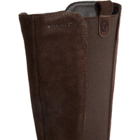 Tamaris Womens Tamaris Womens Brown Side Zip Leather High Knee Boot 1-25608-41