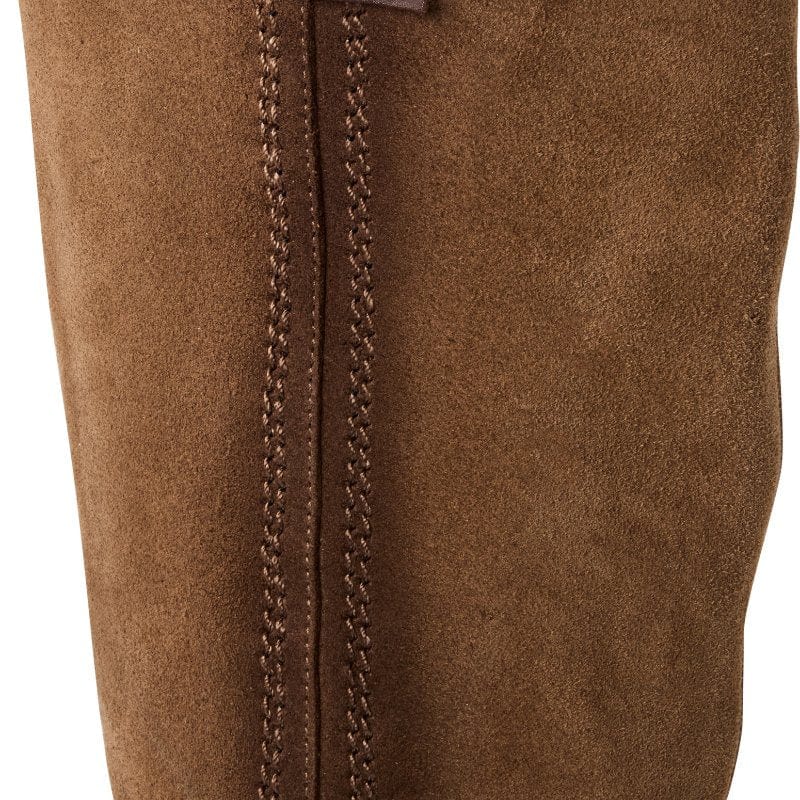 Tamaris Womens Tamaris Womens Brown Side Zip Leather Knee Boots 1-25501-45