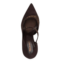 Tamaris Womens Tamaris Womens Brown High Heel Sandal 1-22443-47