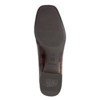Tamaris Womens Tamaris Womens Brown Slip On Block Heels Shoes 1-24316-43