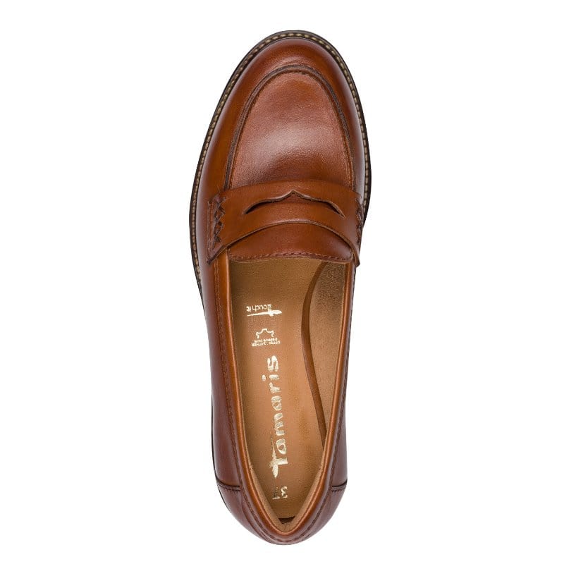 Tamaris Womens Tamaris Womens Brown Slip-On Shoes 1-24660-45