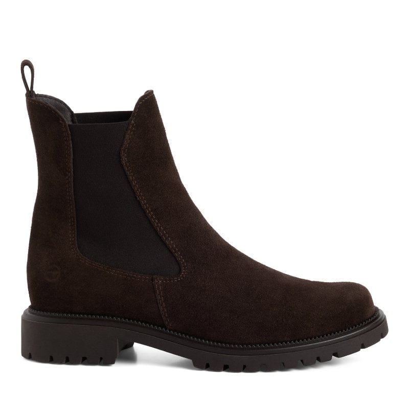Tamaris Womens Tamaris Womens Brown Socks Ankle Boot 1-25427-41