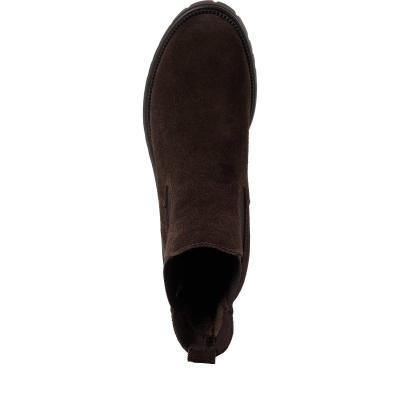 Tamaris Womens Tamaris Womens Brown Socks Ankle Boot 1-25427-41