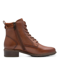 Tamaris Womens Tamaris Womens Brown Zipper High Ankle Boots 1-25910-45
