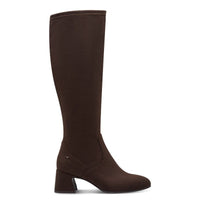 Tamaris Womens Tamaris Womens Dark Brown Side Zip Knee Boots 1-25520-45