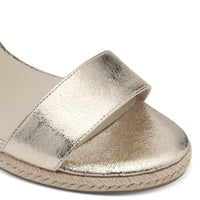 Tamaris Womens Tamaris Womens Gold High-Heel Sandal 1-28300-42