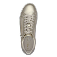Tamaris Womens Tamaris Womens Gold Lace-up Shoe 1-23313-41