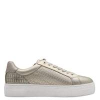 Tamaris Womens Tamaris Womens Gold Lace-up Shoe 1-23313-41