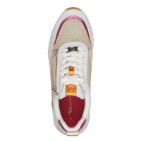 Tamaris Womens Tamaris Womens Gold Lace-Up Shoe 1-23732-41