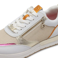 Tamaris Womens Tamaris Womens Gold Lace-Up Shoe 1-23732-41